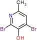 2,4-dibromo-6-methylpyridin-3-ol