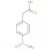 Benzeneacetic acid, 4-(methylsulfinyl)-