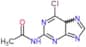 N-(6-chloro-5H-purin-2-yl)acetamide