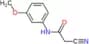 2-cyano-N-(3-methoxyphenyl)acetamide