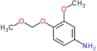 3-methoxy-4-(methoxymethoxy)aniline
