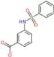 3-[(Phenylsulfonyl)amino]benzoic acid
