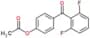 [4-(2,6-difluorobenzoyl)phenyl] acetate