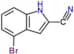 4-Bromo-1H-indole-2-carbonitrile