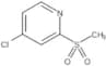 4-Chloro-2-(methylsulfonyl)pyridine