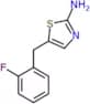 5-(2-fluorobenzyl)-1,3-thiazol-2-amine