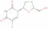 2',3'-dideoxy-5-fluoro-3'-thiauridine