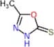5-methyl-1,3,4-oxadiazole-2(3H)-thione