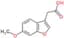 6-Methoxy-3-benzofuranacetic acid