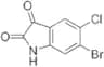 6-Bromo-5-chloro-1H-indole-2,3-dione