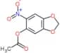 6-nitro-1,3-benzodioxol-5-yl acetate