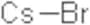 Cesium bromide