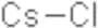 Cesium chloride
