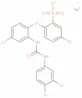 sodium 5-chloro-2-[4-chloro-2-[[[(3,4-dichlorophenyl)amino]carbonyl]amino]phenoxy]benzenesulphonate