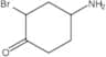 4-Amino-2-bromocyclohexanone