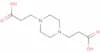 1,4-Piperazinedipropanoic acid