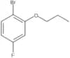 Benzene, 1-bromo-4-fluoro-2-propoxy-