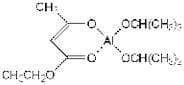 Aluminum di(isopropoxide)acetoacetic ester chelate, Al 9.6% min
