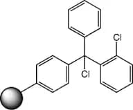 2-Chlorotrityl chloride on polystyrene, 1% cross-linked, 100-200 mesh, 1.0-1.4 mmol/g