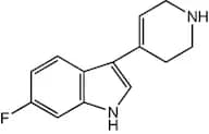 6-Fluoro-3-(1,2,3,6-tetrahydro-4-pyridyl)indole, 97%