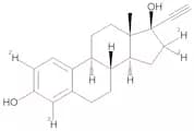 17a-Ethinylestradiol D4 (2,4,16,16-D4) 100 µg/mL in Acetonitrile