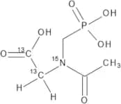 Glyphosate-N-acetyl 1,2-13C2 15N 100 µg/mL in Acetonitrile