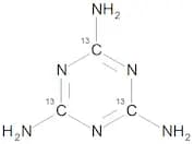 Melamine 13C3 100 µg/mL in Acetonitrile