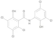 Oxyclozanide 1000 µg/mL in Acetonitrile