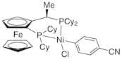 Chloro(4-cyanophenyl){(R)-1-[(S)-2-(dicyclohexylphosphino)ferrocenyl]ethyl (dicyclohexylphosphine)…