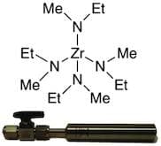 Tetrakis(ethylmethylamino)zirconium(IV)  99% TEMAZ, 40-1710, contained in 50 ml Swagelok®  cylinde…