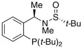 [S(R)]-N-[(R)-1-[2-(Di-tert-butylphosphanyl)phenyl]ethyl]-N,2-dimethyl-2-propanesulfinamide, 95%