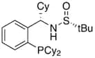 [S(R)]-N-[(1S)-1-[2-(Dicyclohexylphosphanyl)phenyl]-cyclohexyl]-2-methyl-2-propanesulfinamide, 95%