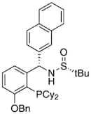 [S(R)]-N-[(S)-[3-(Benzyloxy)-2-(dicyclohexylphosphino)phenyl]-(2-naphthalenyl)methyl]-2-methyl-2-p…