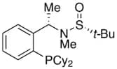 [S(R)]-N-[(1S)-1-[2-(Dicyclohexylphosphino)phenyl]ethyl]-N,2-dimethyl-2-propanesulfinamide, 95%