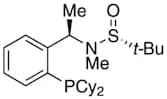 [S(R)]-N-[(1R)-1-[2-(Dicyclohexylphosphino)phenyl]ethyl]-N,2-dimethyl-2-propanesulfinamide, 95%