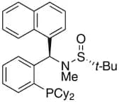 [S(R)]-N-[(R)-[2-(Dicyclohexylphosphino)phenyl]-1-naphthalenylmethyl]-N,2-dimethyl-2-propanesulfin…