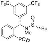 [S(R)]-N-[(S)-3,5-Bis(trifluoromethyl)phenyl][2-(dicyclohexylphosphanyl)phenyl]-N,2-dimethyl-2-pro…