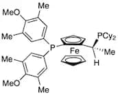 (R)-(-)-1-{(S)-2-[Bis(3,5-dimethyl-4-methoxyphenyl)phosphino]ferrocenyl}ethyldi­cyclohexylphosphin…