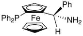 (R)-(-)-1-[(S)-2-(Diphenyl­phosphino)ferrocenyl]benzylamine, min. 98%
