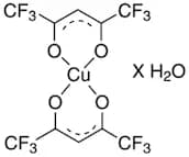 Copper(II) hexafluoroacetylacetonate hydrate, elec. gr. (99.99+%-Cu) PURATREM