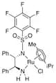 Chloro{[(1S,2S)-(+)-2-amino-1,2-diphenylethyl](pentafluorophenylsulfonyl)amido}(p-cymene)ruthenium…