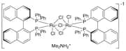 Dimethylammonium dichlorotri(μ-chloro)bis[(R)-(+)-2,2'-bis(diphenylphosphino)-1,1'-binaphthyl]diru…