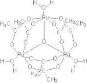 Hexakis[μ-(acetato-O:O')]-tri­aqua-μ₃-oxotriruthenium(III), min. 95% (Ruthenium(III) acetate)