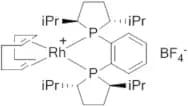 (+)-1,2-Bis((2R,5R)-2,5-di-i-propylphospholano)benzene)1,5-cyclo­octadiene)rhodium(I) tetrafluorob…