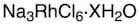 Sodium hexachlororhodate(III) hydrate