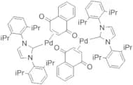 1,3-Bis(2,6-di-i-propylphenyl)imidazol-2-ylidene(1,4-naphtho­quinone)palladium(0) dimer, 96%