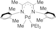 N,N'-[Bis(2,6-dimethylphenyl)-1,3-dimethyl-1,3-propanediylidene](methyl) (triethylphosphine)pallad…