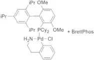 Chloro{[BrettPhos][2-(2-aminoethylphenyl]palladium(II)]}/[BrettPhos] admixture (molar PdP/P = 1:1)