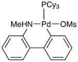 Methanesulfonato(tricyclohexylphosphino)(2'-methylamino-1,1'-biphenyl-2-yl)palladium(II), 98% [PCy…