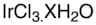 Iridium(III) chloride, hydrate (99.99+%-Ir) PURATREM  [free of Ir(IV) by electrochemical analysis]